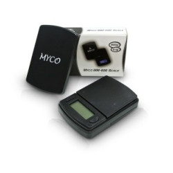 Balance MYCO MINISCALE MM600 600g x 0.1g. Vue du produit complet avec son emaballage
