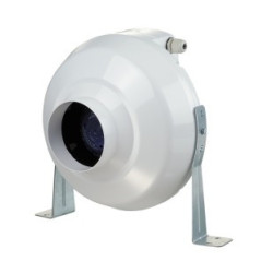 Extracteur blanc VK de diamètre 100 mmm, vue de face