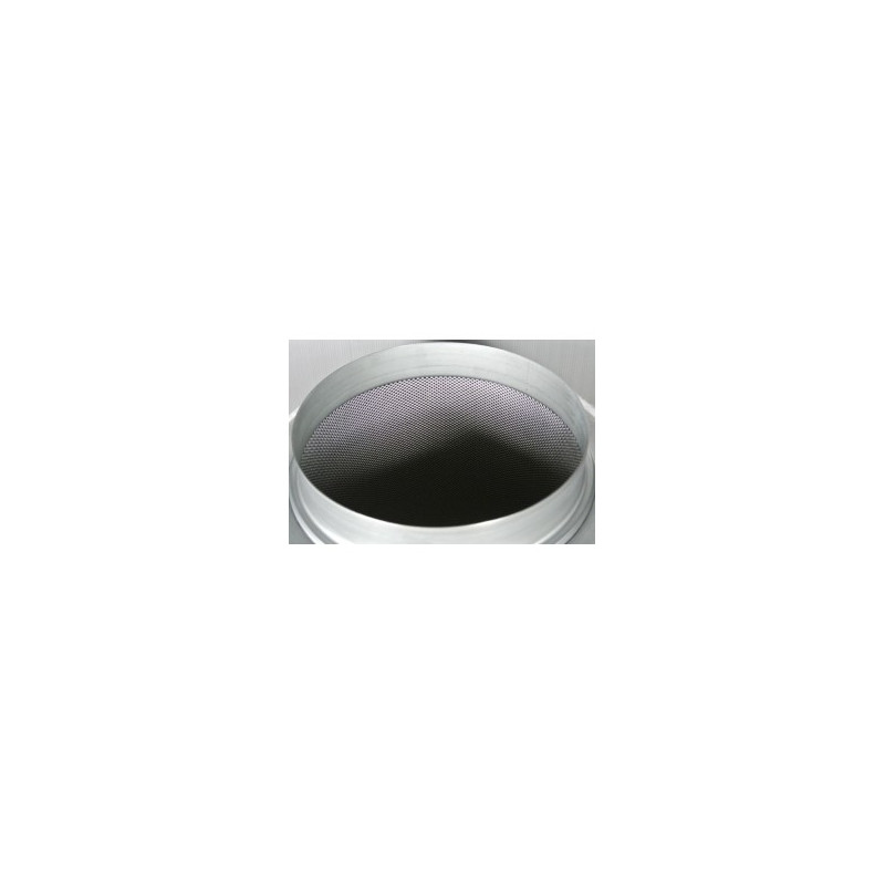 Filtre à charbon blanc, de la marque Prima Klima, diamètre 250mm, vue du dessus sur l'opercule